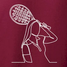 Tenistka  jednim tahem