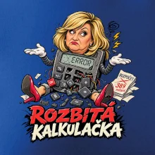 Alenka - rozbitá kalkulačka