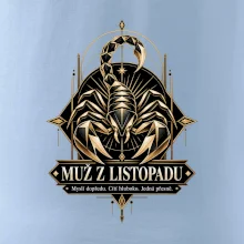 Muž z listopadu geometrický zlatý štír