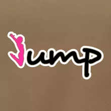 Jump - nápis a panáček