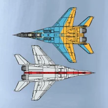 Mig 29 Fulcrum ze spoda a ze zhora