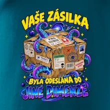 Vaše zásilka byla odeslána do jiné dimenze