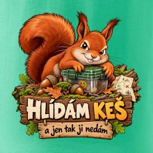 Hlídám keš veverka s pokladem