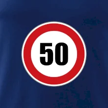 Dopravní značka - omezení rychlosti 50 Dopravní značka - omezení rychlosti 50