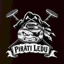 Piráti ledu -  curlingový Jolly Roger