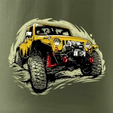 Žlutý offroad s navijákem