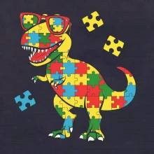 Autista dinosaurus puzzle