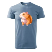 Morče - kreslené, bílo oranžové