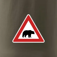 Dopravní značka - Pozor lední medvěd