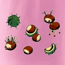 Kaštanová zvířátka - obdelník