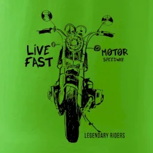 Motorka kresba live fast