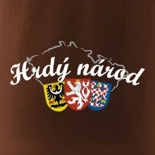 Hrdý národ - mapa a znaky