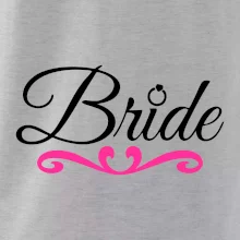 Nápis bride s prstenem Nápis bride s prstenem