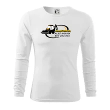 Bagrista v kruhu - vlastní nápis