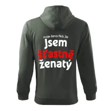 Moje žena říká, že jsem šťastně ženatý Moje žena říká, že jsem šťastně ženatý
