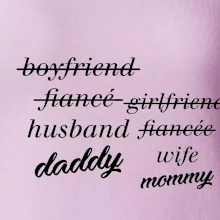 Partnerské triko nastávající rodiče