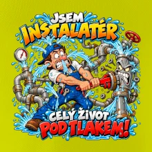 Instalatér celý život pod tlakem komiks