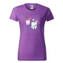 Zubařské tričko - kartáček a jídlo