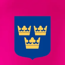 Švédský znak tři korunky velký