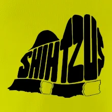 Shih-tzu - nápis v těle