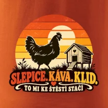 Slepice káva klid a pohoda