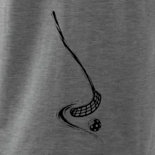 Minimalistická florbalka s míčkem