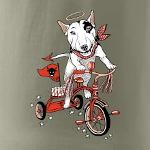 Bull terier anděl (Pecka design)
