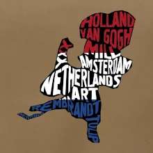 Mapy - názvy měst - Nizozemí