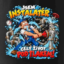 Instalatér celý život pod tlakem komiks