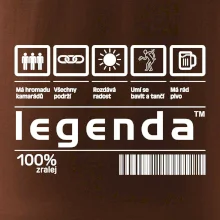 Čárový kód - Legenda