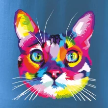 Kočka duhová hlava
