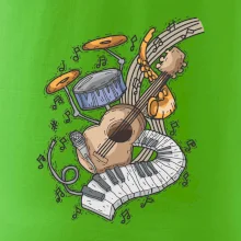 Hudební nástroje v notách