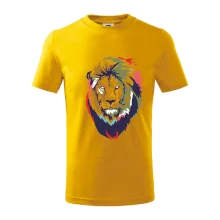 Hlava lva kreslená jednoduchá