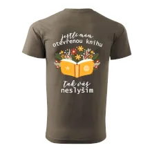 Jestli mám otevřenou knihu, tak vás neslyším