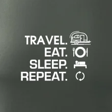 Eat sleep travel - Malý přívěs
