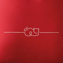 Kočka linka kreslená