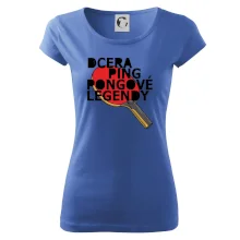 Dcera ping pongové legendy