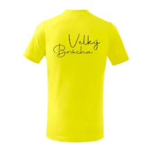 Velký brácha - nápis na zádech