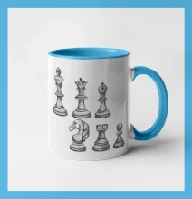 Šachové figurky kreslené