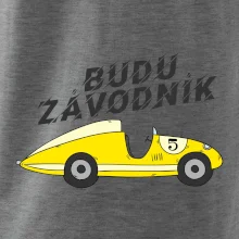 Budu závodník žluté  auto