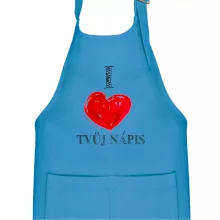 I love malované srdce - vlastní nápis I love malované srdce - vlastní nápis