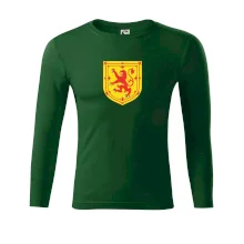 Skotský lev na hrudi