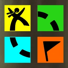 Geocaching logo barevné