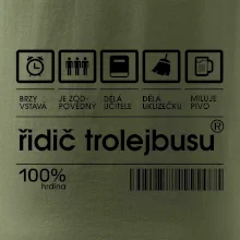 Čárový kód -  Řidič trolejbusu