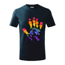 LGBT hand print