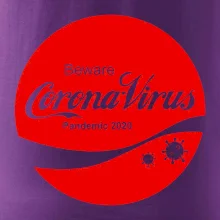 Corona virus pandemic logo