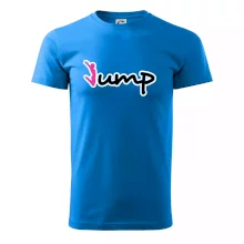 Jump - nápis a panáček
