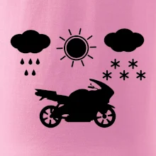 Motorkář za každého počasí - silnice