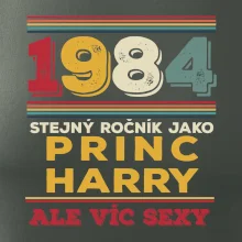 1984 stejný ročník jako princ Harry