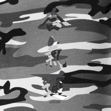 Aikidó maskáčový nápis